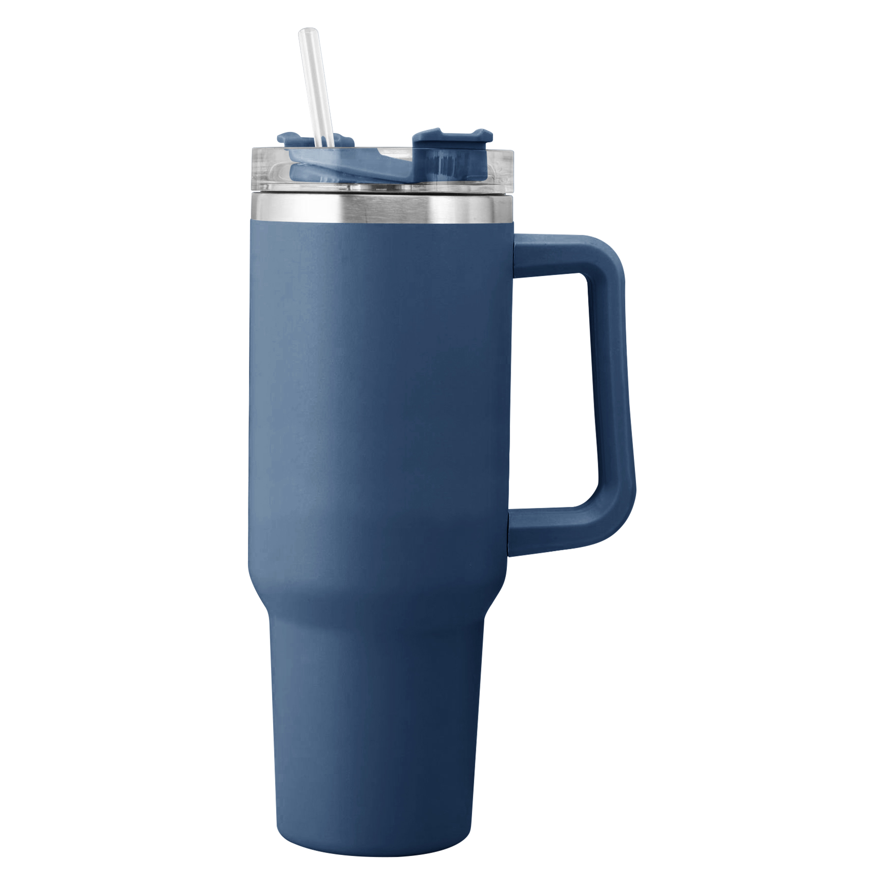 FlyFlyPromos - 40oz Stainless Vacuum Tumbler with Handle Image 2 - Promotional Product
